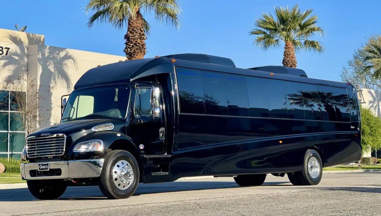 Family reunion transportation aboard an Imperial Charters coach