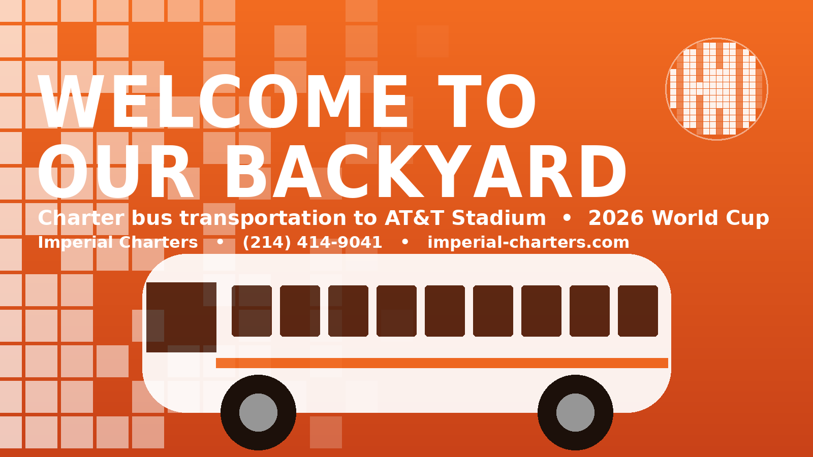 Imperial Charters — Welcome to Our Backyard: charter bus transportation to AT&T Stadium for the FIFA World Cup 2026